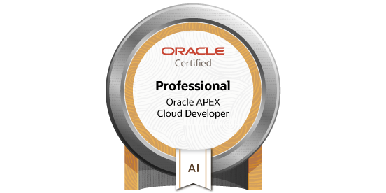 Oracle APEX badge